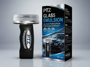 PTZ Premium Liquid-Infused Car Glass Wipe – Streak-Free Oil Film Remover