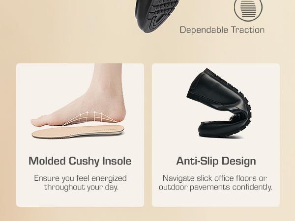 DREAM PAIRS Loafers for Women Casual Comfortable Slip On Flat Shoes Lightweight Leisure Work Shoes Comfort Walking Shoes