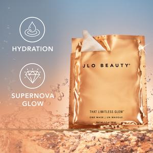 JLO BEAUTY That Limitless 2-Piece Firming Care Treatment - Smooth, Cruelty-Free Set with JLo Glow Serum, Firming Care Mask, Sheet Mask for Lifting, Hydrating, Radiant Skin, Hydrating Mask