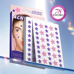【156PCS】Star Shaped Hydrocolloid Acne Patch,Suitable for All Skin Types,Waterproof Acne Cover Patches, Repair and cover acne blemishes,Blemish Patches,Alcohol-Free Sensitive