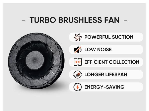 HALMAI Nail Dust Collector, Professional Nail Dust Vacuum with 800Pa Turbo Suction, Rechargeable & Plug-in Options, Brushless Motor, Reusable HEPA Filter, Portable Manicure Dust Collector for Nail Salon & Home