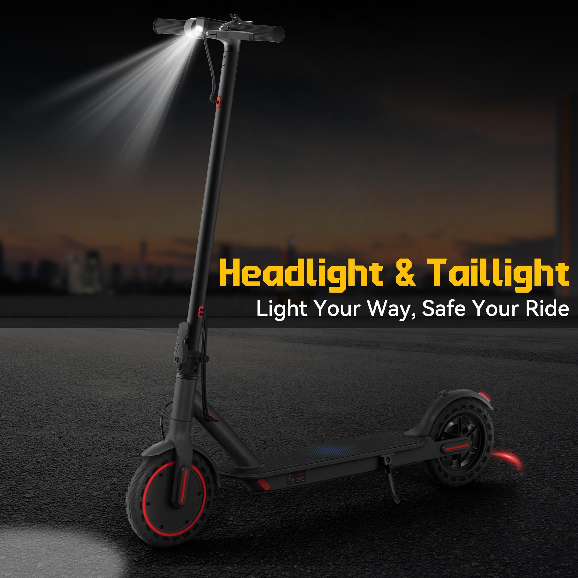 Electric Scooter 19 MPH Max Speed, 350W Motor, Foldable Commuter Scooter with Dual Braking System & App Control,Four Speed adjustment