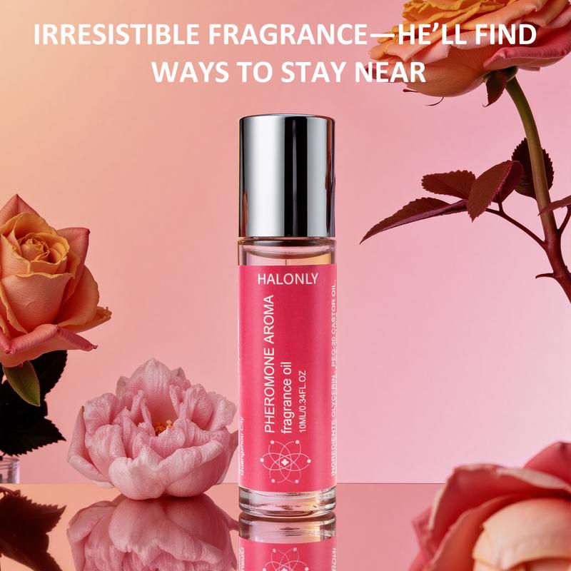 【Halonly】New Year gift- Women's Roll-On Fragrances with Enduring Scent in Perfume Oil Form Cosmetics Natural Fruity Sweet Floral Eau De Parfume Travel Friendly Dsign Pheromone Perfume Beauty and Personal Care
