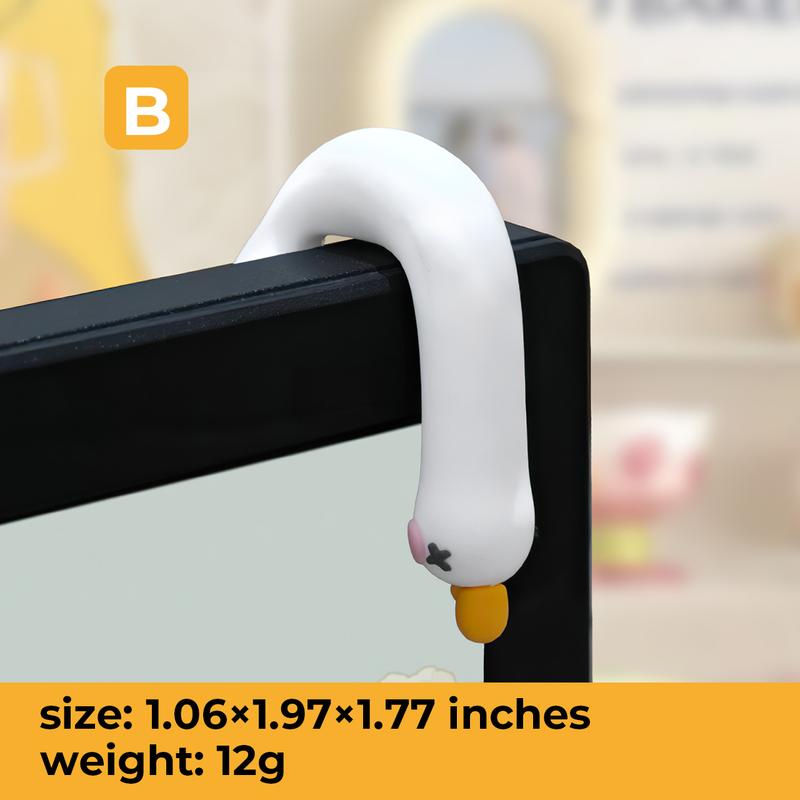 Valentine’s Day Gifts – MUNBYN So Tired Lazy Duck Mini Desk Accessories 2026 New Desk Ornaments Work Partner 3pcs/set Perfect Desktop Decorations for Computer Screens, Office, and Home Decor Black Friday Christmas Gifts