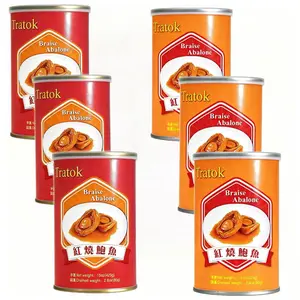 Ready-to-Eat Braised Abalone combo pack（6 cans) 3＋6 pieces per can
