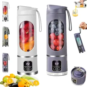 Best Mini Juicer Blender – 2-in-1 Ice Crusher & Smoothie Maker | Perfect for Liquid Diets, Fresh Juice, Shakes, Baby Food | USB Rechargeable & Easy to Clean | Great for Home, Office, Dorm, and Back-to-School Gifts cup portable vegetable