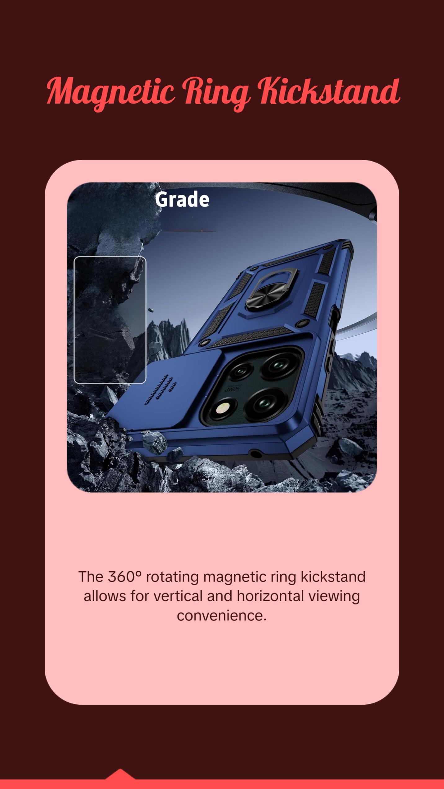 Moto G Power 2025 Case with Camera Lens Cover, HD Screen Protector, 10 FT Military Grade Drop Protection, Magnetic Ring Holder Kickstand Phone Case for Motorola Moto G Power 2025, Navy Blue Durable Cellphone Moto G Power 2025 Case with Camera Lens Cover, HD Screen Protector, 10 FT Military Grade Drop Protection, Magnetic Ring Holder Kickstand Phone Case for Motorola Moto G Power 2025, Navy Blue Durable Cellphone