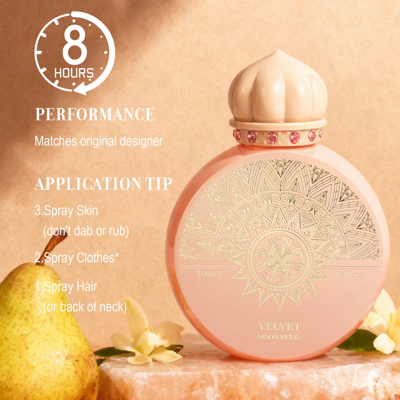 Velvet Moon Petal | Floral & Fruity | Extrait De Parfum 100ml 