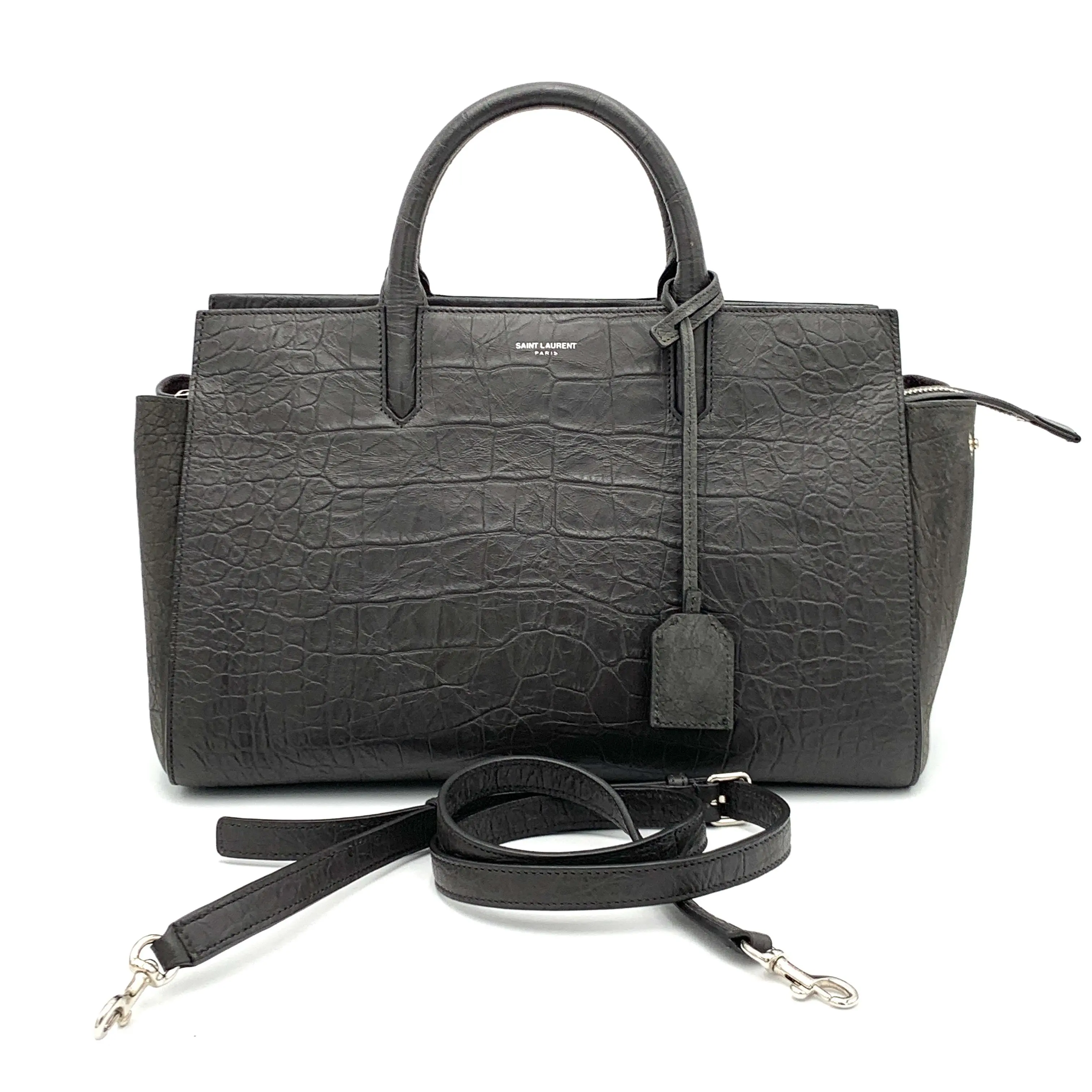 Pre-owned Yves Saint Laurent Leather Shoulder Bag Rive Gauche