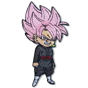 Dragon Ball Super - Super Saiyan Rose Embroidered Patch
