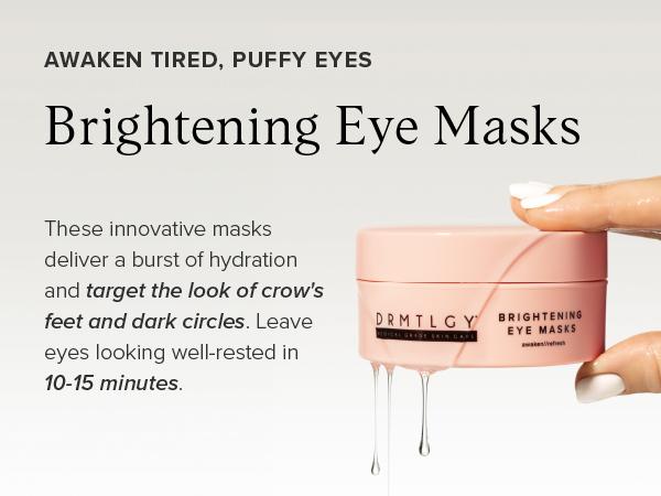 DRMTLGY Brightening Eye Masks 2-pack
