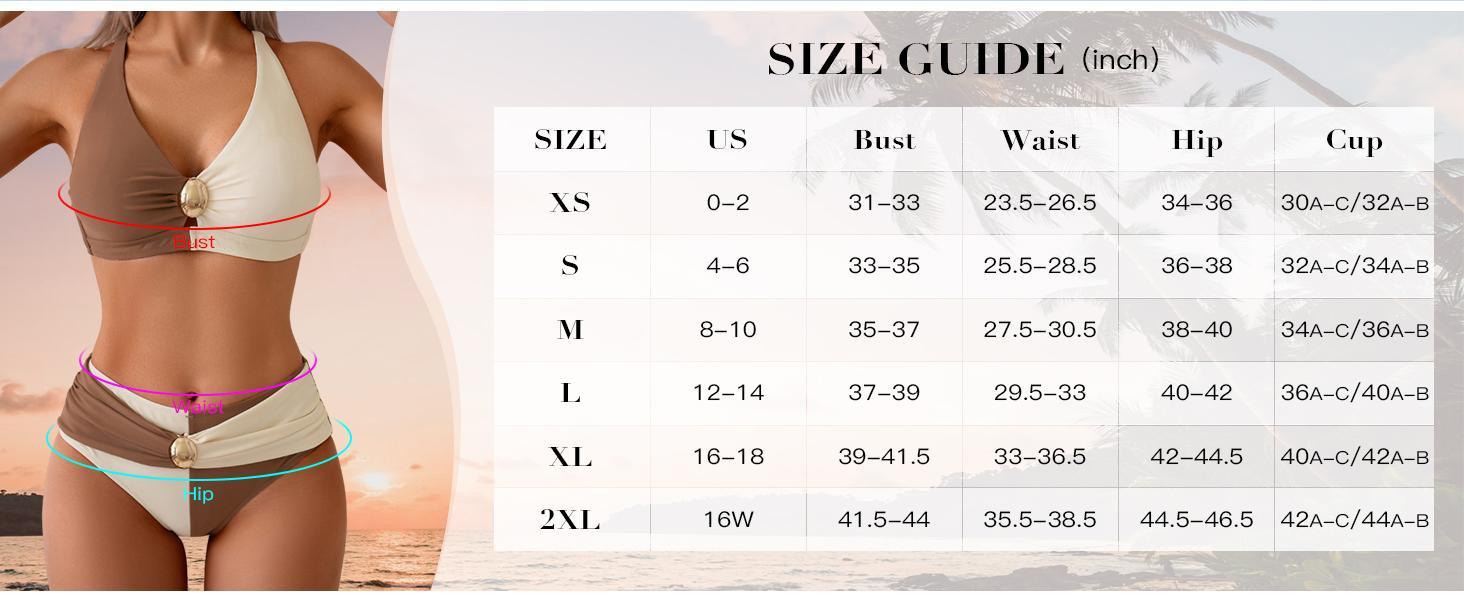 Eomenie Bikini Sets for Women Color Block Two Piece Bathing Suit V Neck Tie Back Swimsuit Beachday Beachwear Swimwear #Spring Glow Up Eomenie Bikini Sets for Women Color Block Two Piece Bathing Suit V Neck Tie Back Swimsuit Beachday Beachwear Swimwear #Spring Glow Up