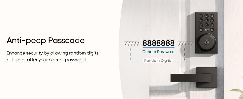 eufy Security Smart Lock C30, Keyless Entry, Built-in WiFi Deadbolt for Front Door, No Bridge Required, Easy Installation, App Remote Control, Auto Lock｜Spingtok