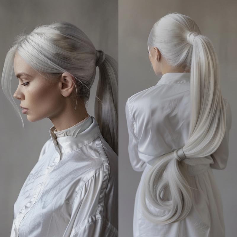 WearNGO 14 Inch Magic Paste Ponytail Extension, 100g 1 Piece Wavy Curly Synthetic Hairpiece, Seamless Invisible Wrap Around Pony Tail for Women, Heat Resistant (Multiple Colors)