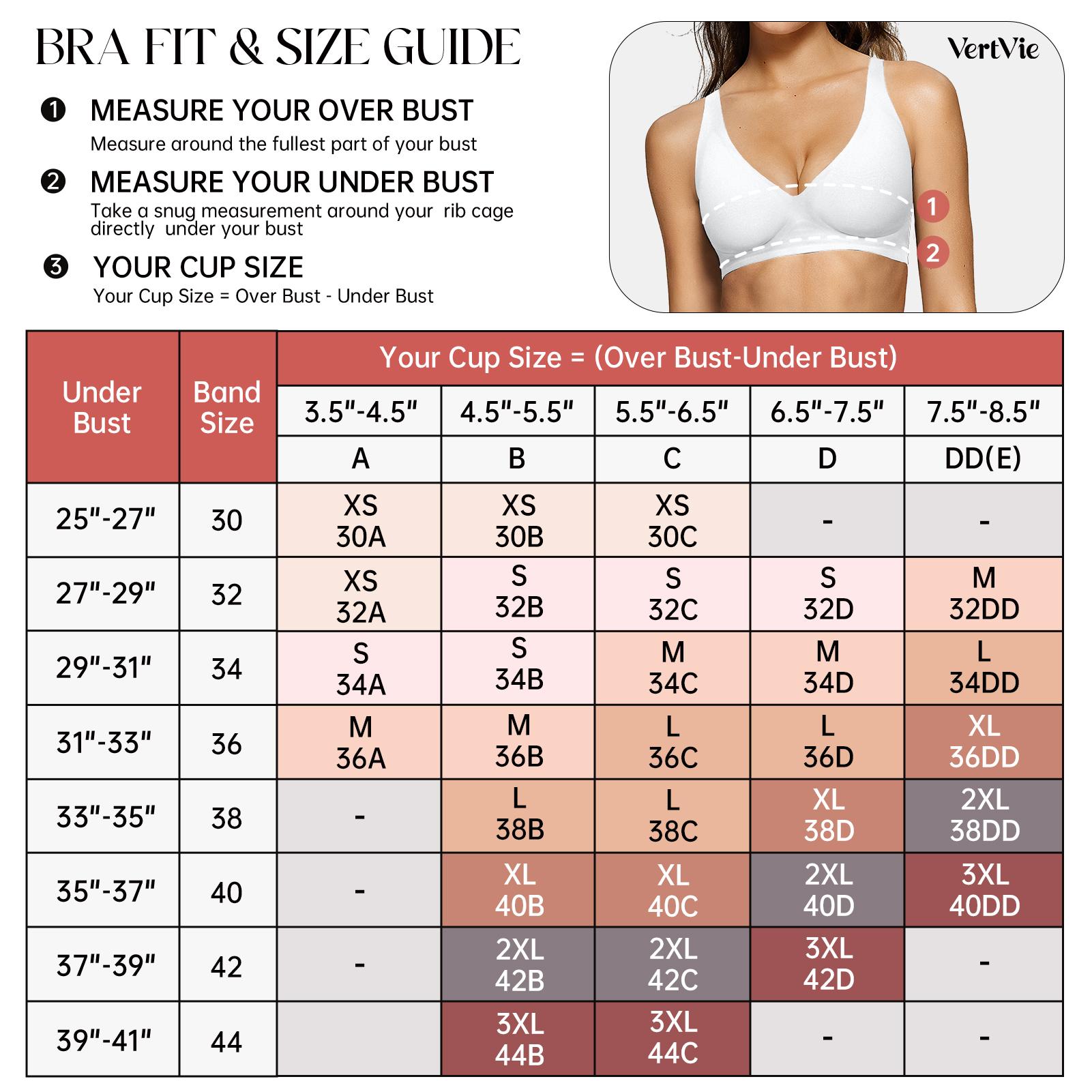 Vertvie Jelly Bra Deep V Seamless Wireless Bras Plunge with Wide Straps Everyday T-shirt Bra Comfort & Sexy