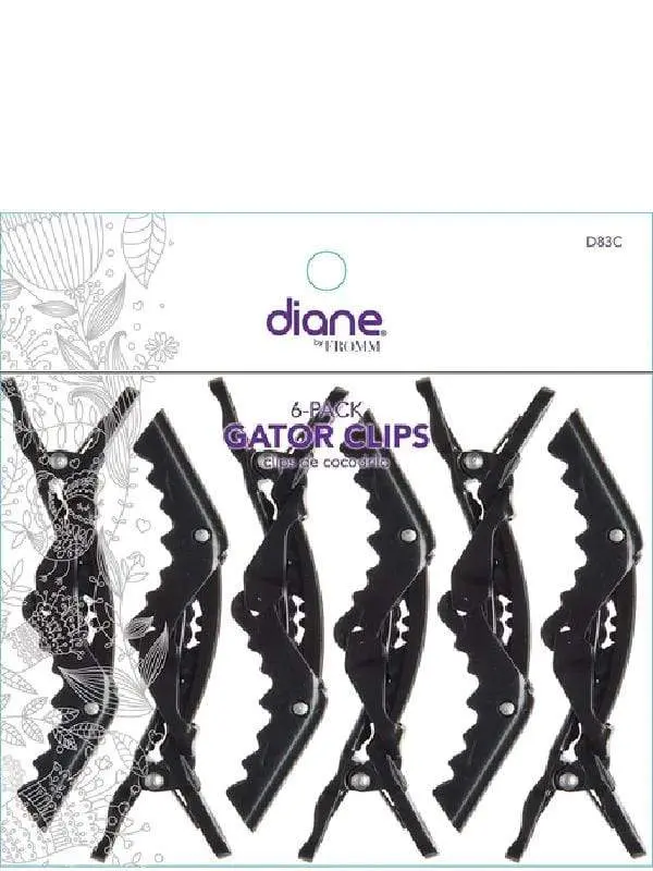 Diane Gator Clips 6-Pack #D83C