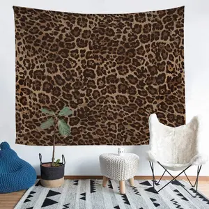 Leopard print pattern tapestry, interesting Lightweight Decoration wall decoration, dopamine art tapestry, suitable for living room, bedroom, university dormitory, trippy room decor creative gift Hanging  ，bedroom decorative accessories