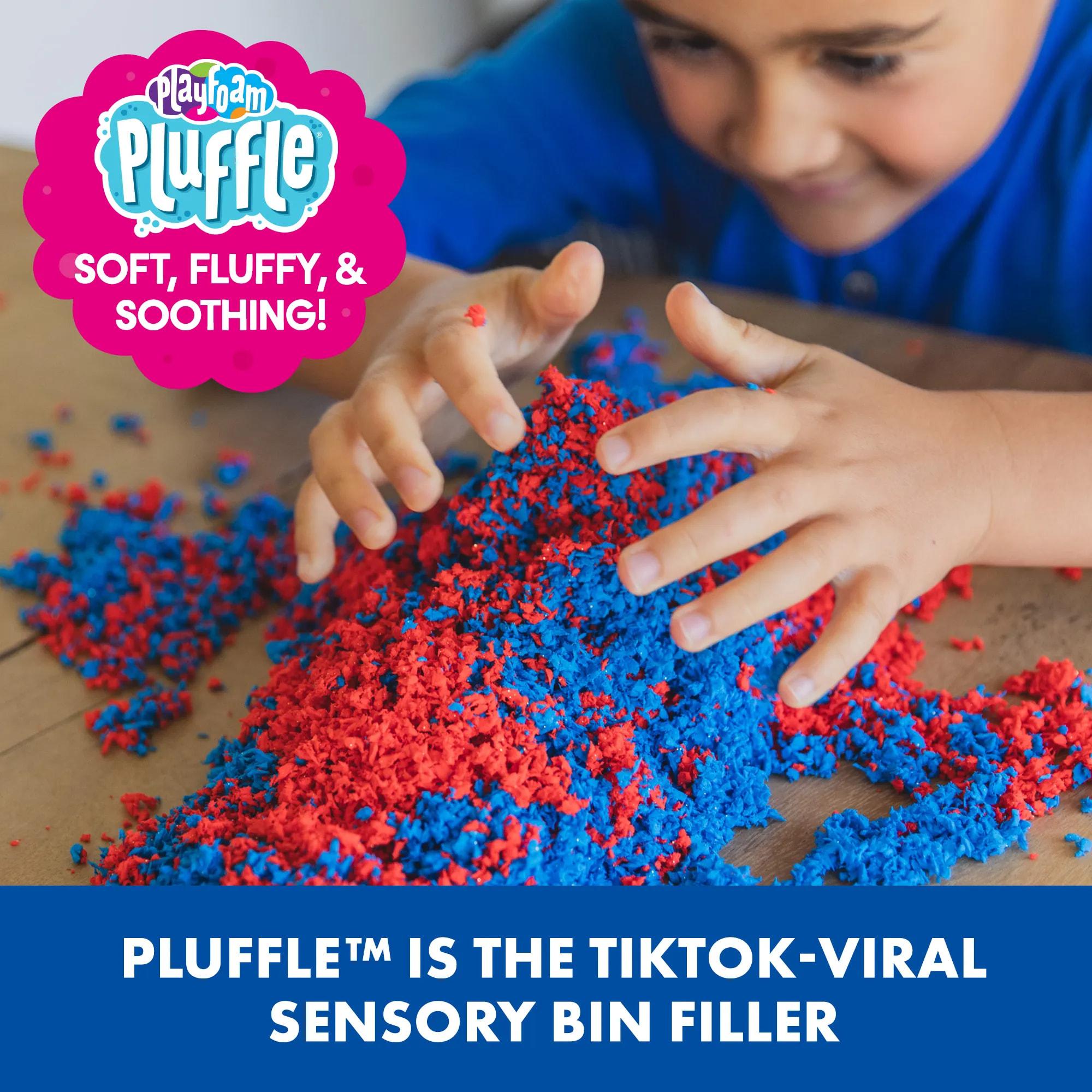 Educational Insights Playfoam Pluffle Sensory Bin Toy – 2 Pack & 4 Pack, Non-Toxic, Ages 3+