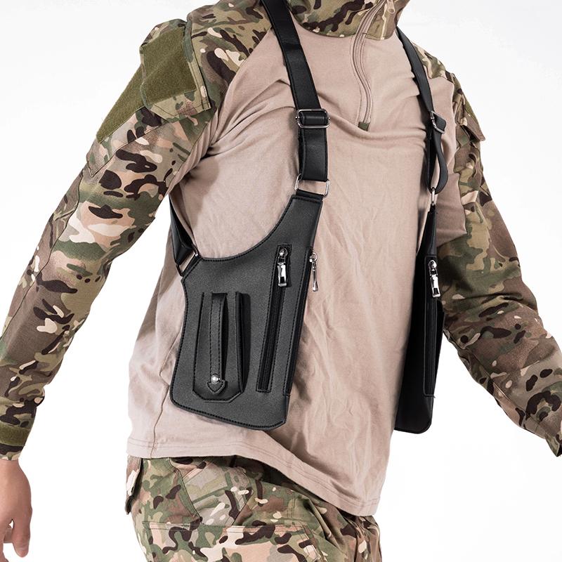 WUBYHIT Adjustable Underarm Shoulder Bag for Men and Women- Anti-theft Hidden Storage for Cell Phones and Other Hunting and Outdoor Gear, High-Quality Faux Leather (PU Leather)，Christmas first choice， best holiday gift outdoorfun