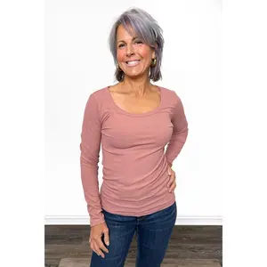 ALB Custom Women's Soft Ribbed Long Sleeve Top