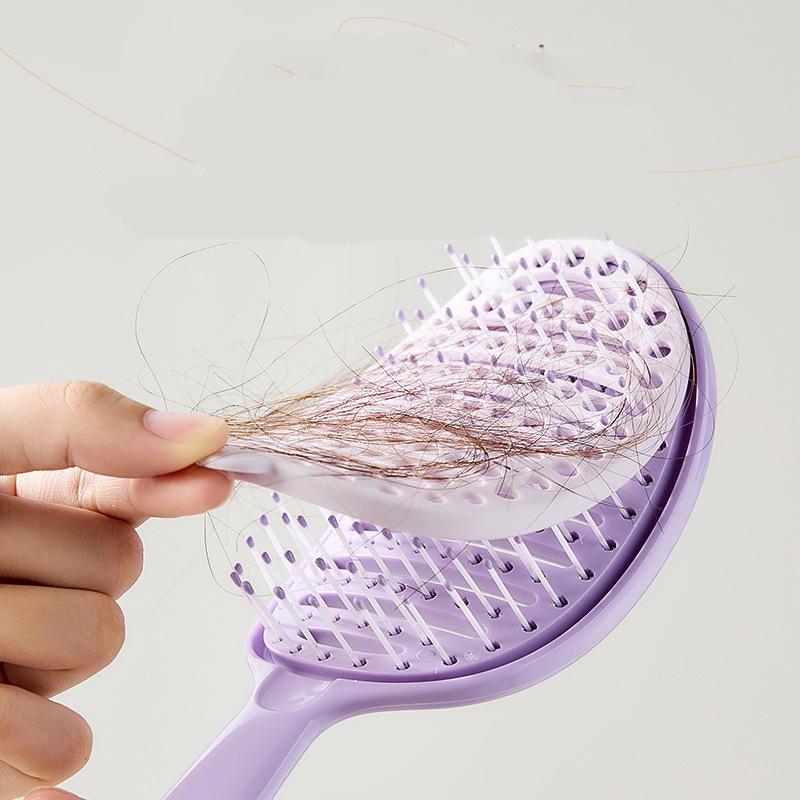 Static-Free Hollow   Vital5 Self-Cleaning   – Detangle, Massage, and Shine Effortlessly! Vital5 Self-Cleaning  Detangle and Shine  tools curling  Multi-Purpose  Care  Set Curly  Vented Curl Hair Brush Handy Hairbrush