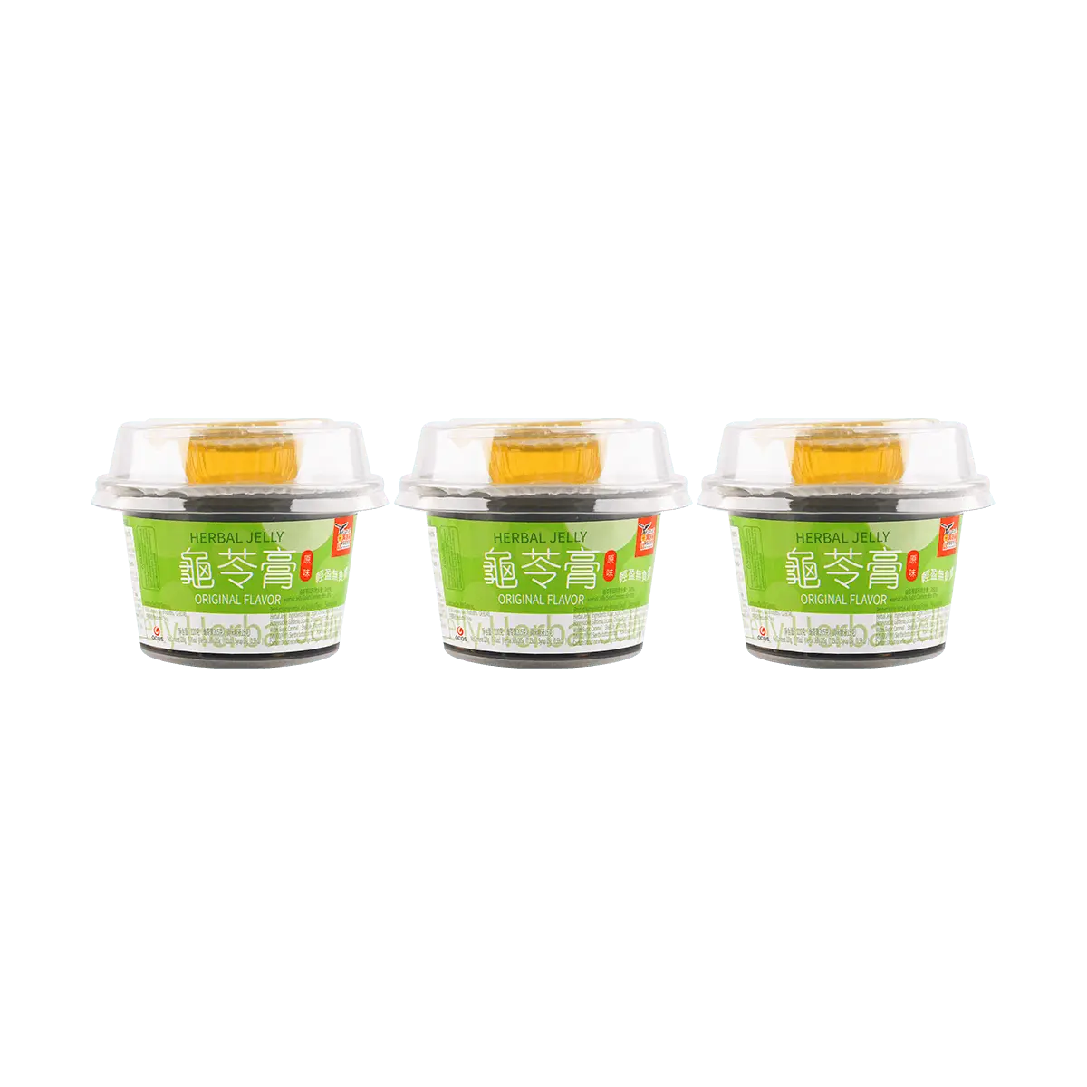 EAGLE COINGuilinggao Jelly - Authentic Guangdong Specialty, Instant Grass Jelly Dessert, Original Flavor, 3 Boxes (220g Each)