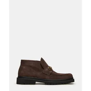 Steve Madden DEPUTY CHOCOLATE BROWN SUEDE