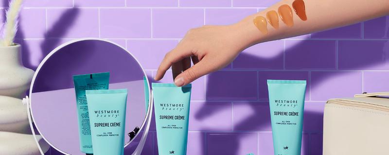 Westmore Beauty Supreme Crème 3.3oz – All-in-One Moisturizer, Concealer & Flawless Coverage with Hyaluronic Acid, Lightweight & Waterproof