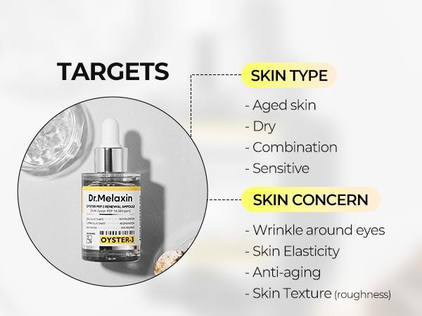 [Dr.Melaxin Official] Oyster Pep-3 Serum & Cream | Anti-aging, Wrinkles, Elasticity, Dull Skin, Firming | Korean Cosmetics