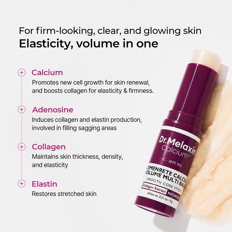 [Dr.Melaxin Official] Calcium Volume Multi Balm+Eye Patch 60ea Korean Skin Care Cosmetics with Collagen Extract Elasticity Eye Shiel dSkin Repair