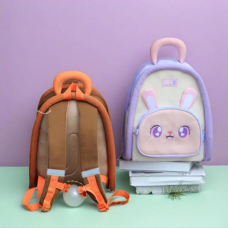 Uiuikumo #481 Capybara Double Shoulder Bag Cute Capybara Backpack Waterproof Dirt-resistant Adorable Schoolbag