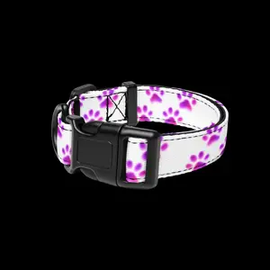 DJ Kitty Kit's Paw Collar in White (PetSync)