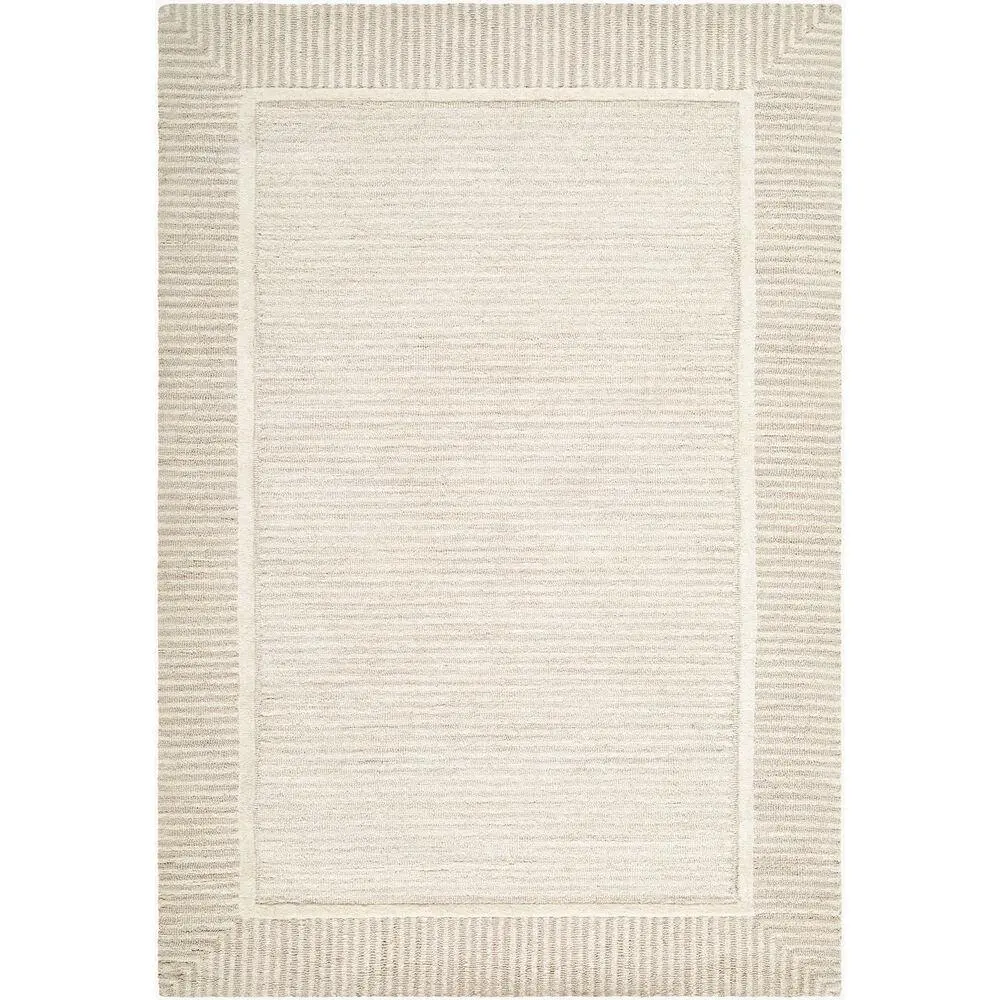 Benchcraft 100% Wool Modern Handmade Bordered Area Rug, Cottagecore Crafted Detailed Rug Sets, Cottagecore Rug Sets