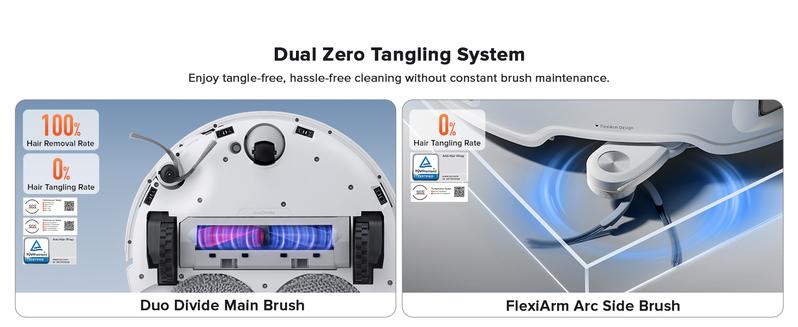 Roborock Qrevo Curv S5X Robot Vacuum and Mop, 17000Pa Suction, Zero-Tangling Design, FlexiArm Side Brush, Smart Obstacle Avoidance, Self-Washing & Drying & Emptying for Carpet, Pet Hair, Hard Floor #TikTokShopBlackFriday #TikTokShopCyberMonday