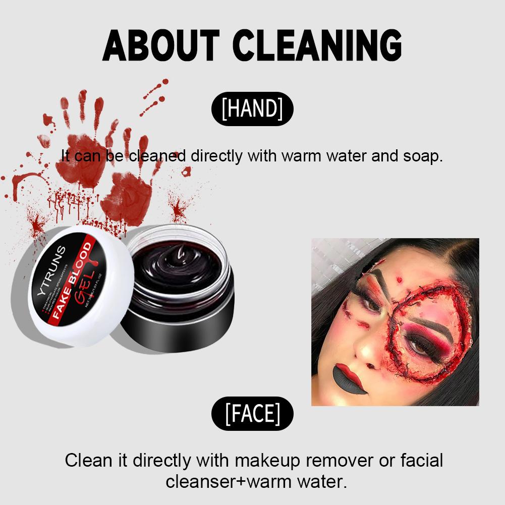Ytruns 30ML Halloween FX Plasma Cream Ultra Realistic Fake Blood & Scars Special Effects Makeup for Horror Cosplay & Spoof Parties