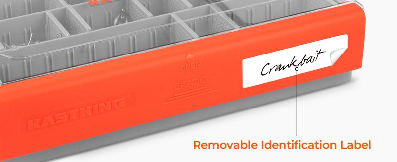 KastKing HyperSeal Waterproof Tackle Box, 3700 Deep Tackle Trays, Fishing Tackle Box Organizer With Removable Dividers, Fishing Gear & Fishing Accessories Storage