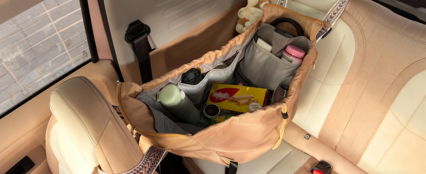 BIIVOYA Summervibes Multi-Functional Diaper Bag Backpack, Large Expandable Water-Resistant Travel Tote for Women, Summer Vacation Essentials & outdoorfun BIIVOYA Summervibes Multi-Functional Diaper Bag Backpack, Large Expandable Water-Resistant Travel Tote for Women, Summer Vacation Essentials & outdoorfun