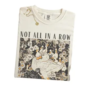 Ducks Not in A Row Shirt, Funny Vintage Retro Animal Shirt, Homesteading Mama Duck Graphic Tee, Cottagecore Gift for Mom