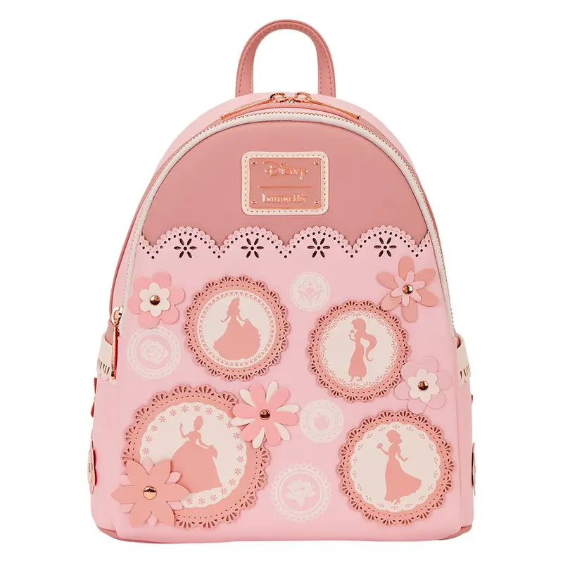 Loungefly Disney Perfectly Pink Princesses Mini Backpack BRAND NEW Loungefly Disney The Minnie Mouse Pink Princess Mini  main image 3