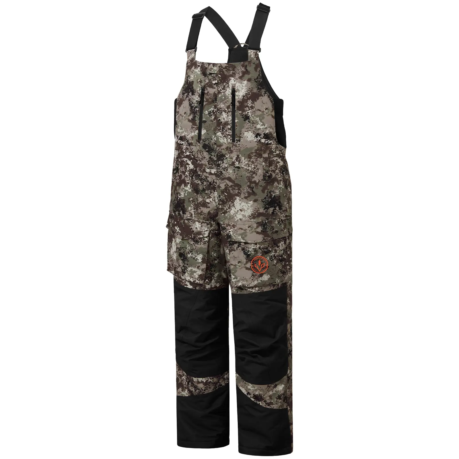 BASSDASH Splice Men’s Insulated Waterproof Fishing Hunting Bibs Ripstop Breathable Overall Snow Pants