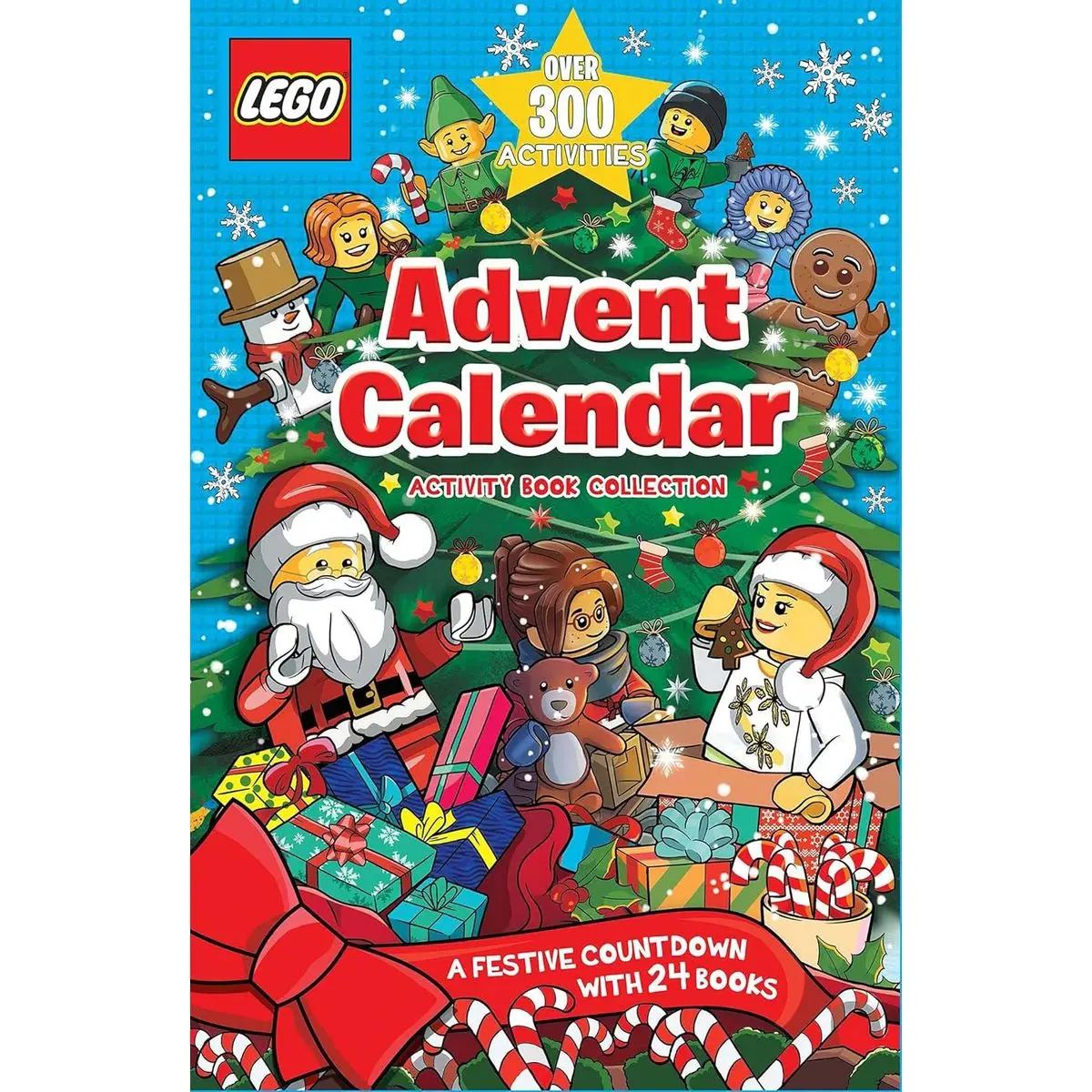 LEGO Books Advent Calendar: A Festive Countdown with 24 LEGO Activity Books Hardcover – Advent Calendar, October 5, 2021