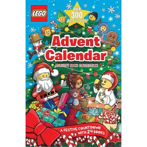 LEGO Books Advent Calendar: A Festive Countdown with 24 LEGO Activity Books Hardcover – Advent Calendar, October 5, 2021