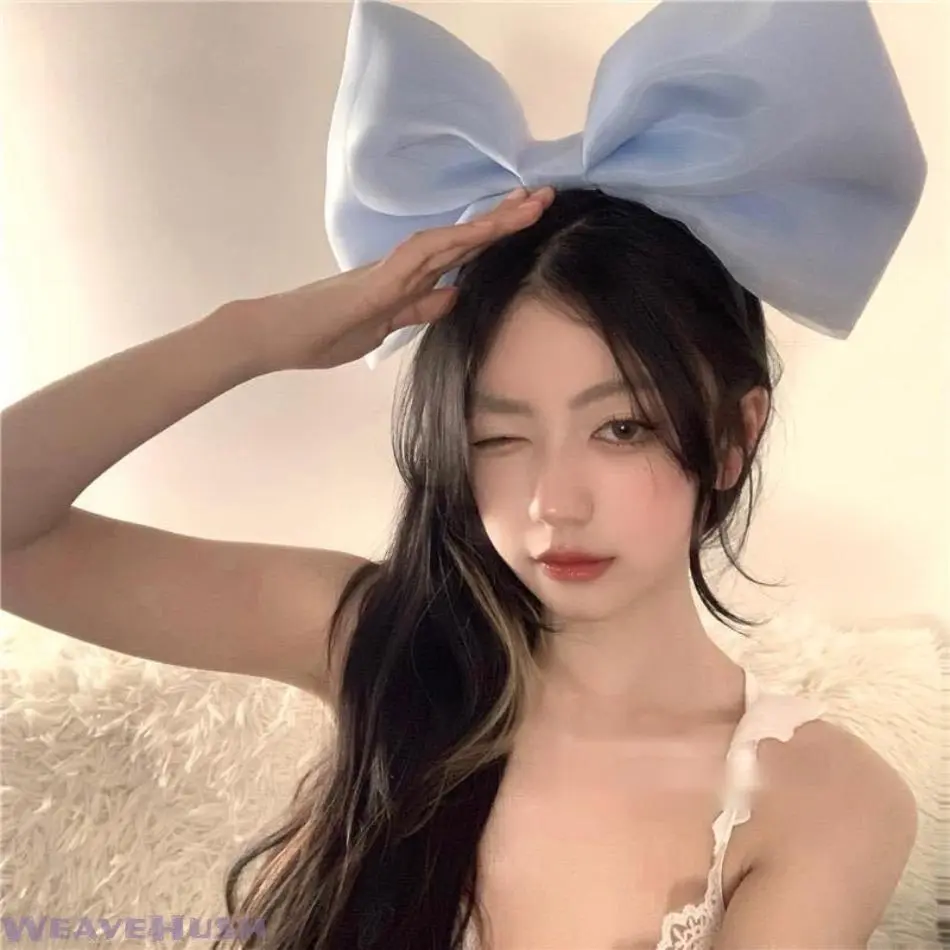 Women's 3D Stereo Cute Bow Headband - Soft Coquettecore Fairy Hair Hoop, Sweet Princess Accessory for Photoshoots, Cosplay, Coquettecore Indoor Recreation Equipment