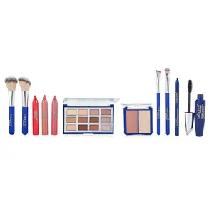 Doorbuster Bellapierre Dreamy 11pcs Ultimate Gift Set (Lipstick, Palette, Mascara, Eyeliner, & 4 Brushes)