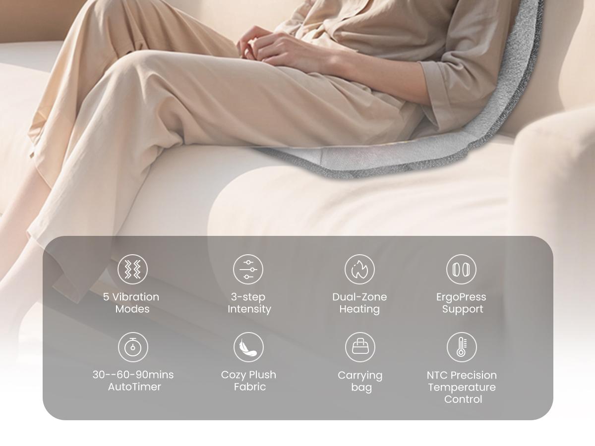 COMFIER Back Massager with Heat,Massage Chair Pad,Massage Seat Cushion with Adjustable Lumbar Support,Back Massage for Pain Relief,Chair Massager for Recliner,Office,Gifts for Dad,Mom Daily Lightweight Storage COMFIER Back Massager with Heat,Massage Chair Pad,Massage Seat Cushion with Adjustable Lumbar Support,Back Massage for Pain Relief,Chair Massager for Recliner,Office,Gifts for Dad,Mom Daily Lightweight Storage