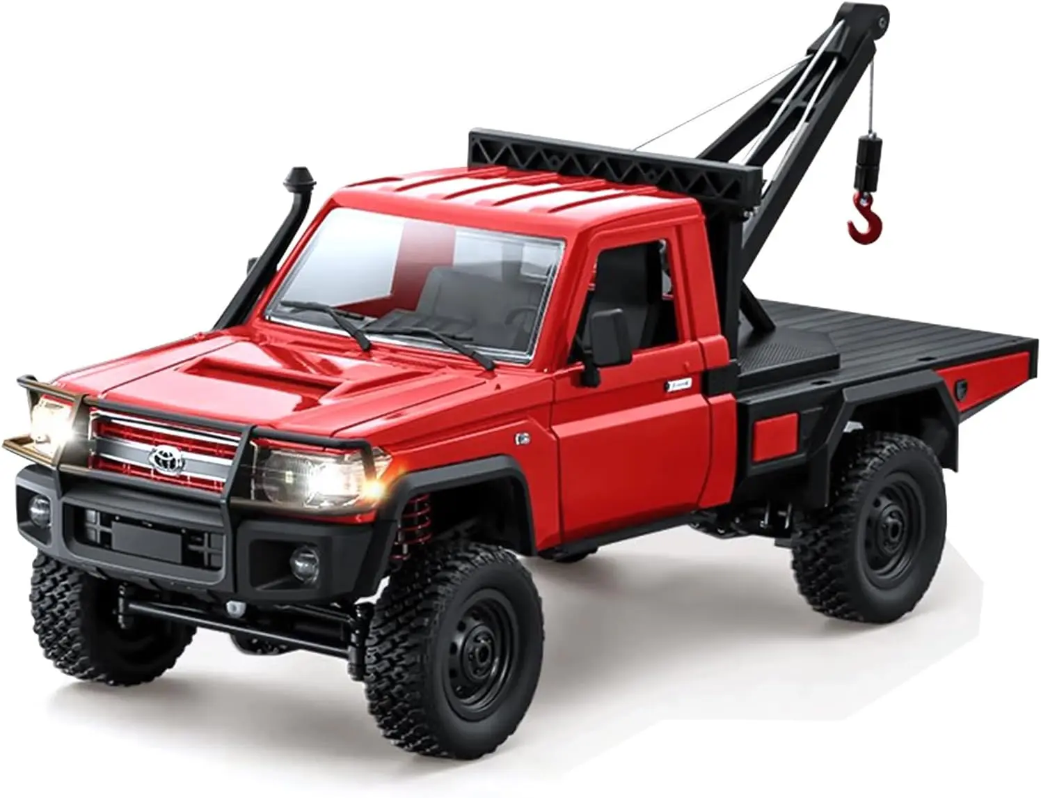 1/12 RC Crane Truck 4WD Off-Road Crawler, Remote Control Tow Pickup Truck RTR 2.4GHz Rc Controlled Hobby Grade RC Truck