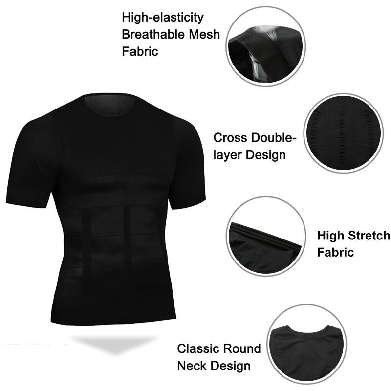 1/2/3/4 Pack Menswear Compression Body Shaper Shapewear Stretchy Short Sleeve Shirt Breathable Lightweight Comfy Workout Tank Top Sports Vest Fitness Tee Gym Exercise Activewear Elastic Formal Fabric Casual Natural Dress Soft Mesh 1/2/3/4 Pack Menswear Compression Body Shaper Shapewear Stretchy Short Sleeve Shirt Breathable Lightweight Comfy Workout Tank Top Sports Vest Fitness Tee Gym Exercise Activewear Elastic Formal Fabric Casual Natural Dress Soft Mesh