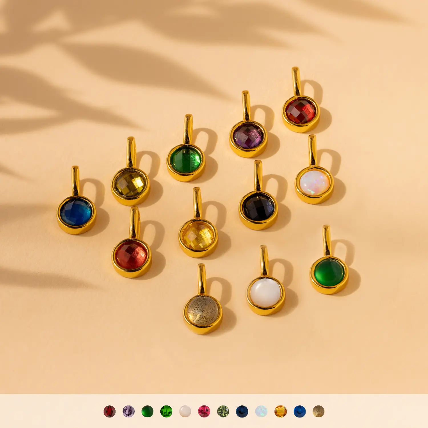 B. Signet Birthstone Charm