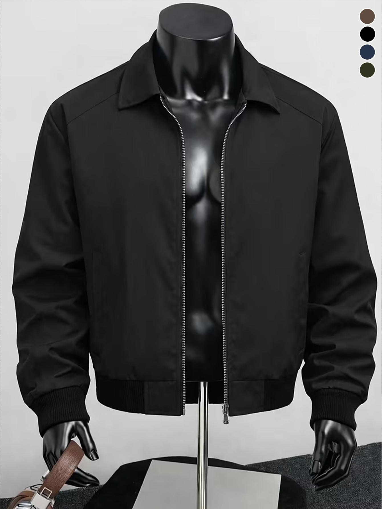 Men's multi-color basic lapel jacket, comfortable washable fabric, slim version, daily casual style, commuting to work, hanging out, suitable for comfortable and versatile jackets and tops