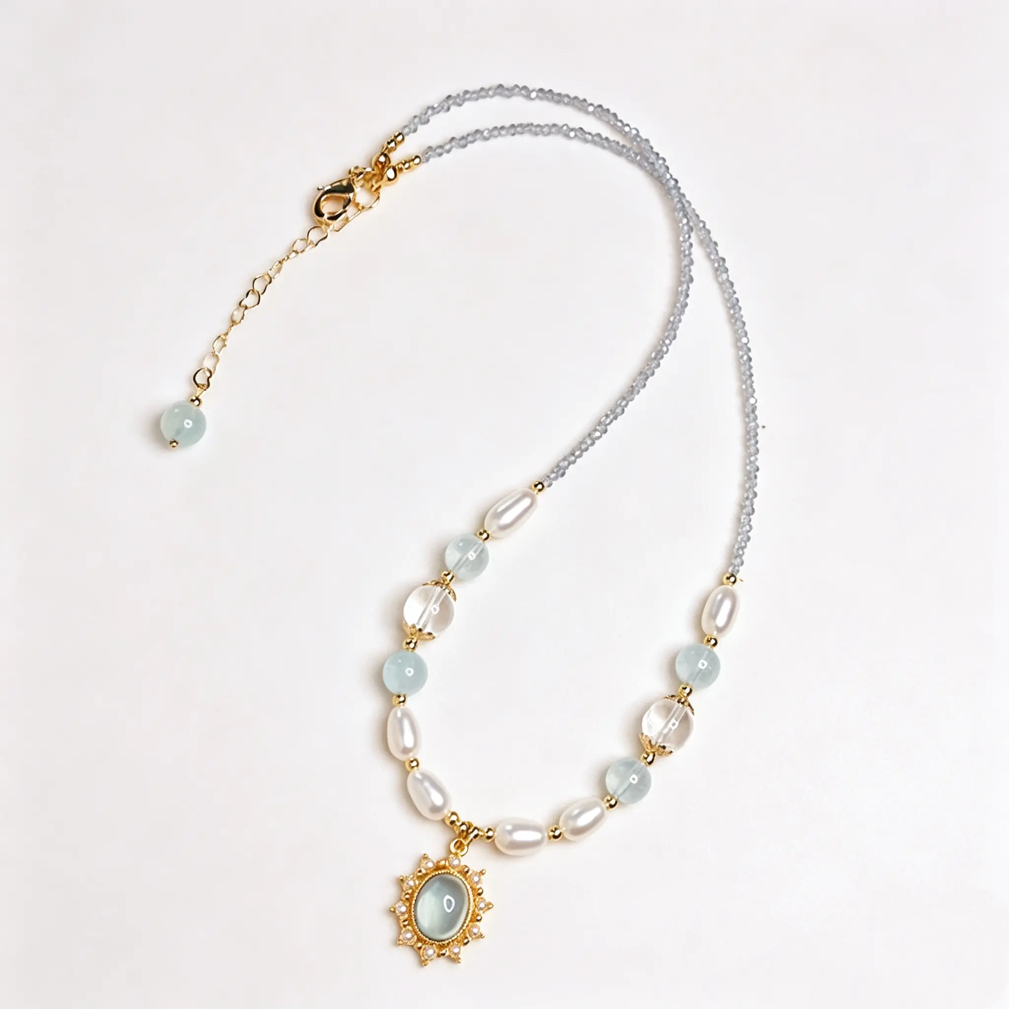 Yuki's Shop Minimalist Simple Pretty Finished Beading Necklace - Ready-to-Wear Jewelry for Gifting, Personal Use (Toys & Hobbies, DIY Beading & Jewelry Making), Pretty Necklace, Gifting Or Personal Use